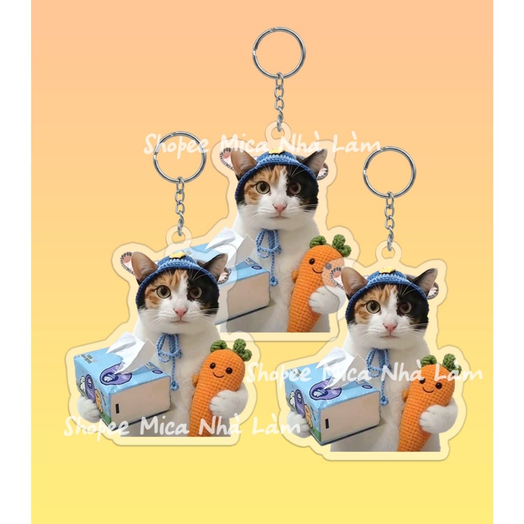 Tri Meme Cat Keychain Old Noodles Cat Chooses Hot Trend Senseless Items 2026 Cute Keychain Móc Khóa In Theo Yêu Cầu, Chất Liệu Mica Trong Suốt In 2 Mặt , Dày 4mm 2 Tri Meme Cat Keychain Old Noodles Cat Chooses Hot Trend Senseless Items 2026 Cute Keychain Móc Khóa In Theo Yêu Cầu, Chất Liệu Mica Trong Suốt In 2 Mặt , Dày 4mm - Ảnh 2