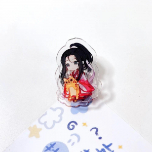 Tv Drama Cheng Qing Ling Keychains Cartoon Models Wei Wuxian Lan Wangji Character Clip Móc Khóa In Theo Yêu Cầu, Chất Liệu Mica Trong Suốt In 2 Mặt , Dày 4mm