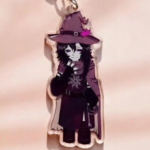Two Time,azure Forsaken Keychain,acrylic Keychain,azuretime,kawaii Cartoon Game Character Móc Khóa In Theo Yêu Cầu, Chất Liệu Mica Trong Suốt In 2 Mặt , Dày 4mm
