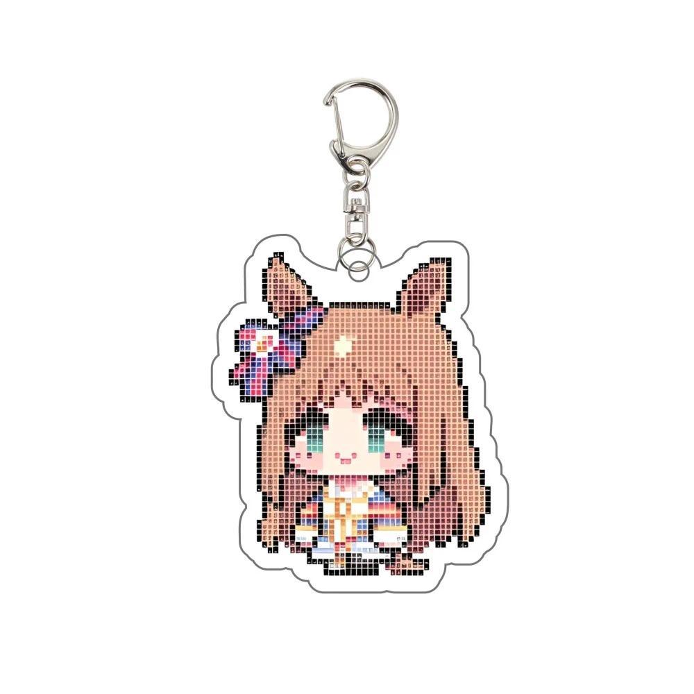 Uma Musume Pretty Derby Mica Keychain Pixel Art Tokai Teio Special Week Gold Ship Anime Bag Móc Khóa In Theo Yêu Cầu, Chất Liệu Mica Trong Suốt In 2 Mặt , Dày 4mm 3 Uma Musume Pretty Derby Mica Keychain Pixel Art Tokai Teio Special Week Gold Ship Anime Bag Móc Khóa In Theo Yêu Cầu, Chất Liệu Mica Trong Suốt In 2 Mặt , Dày 4mm - Ảnh 3