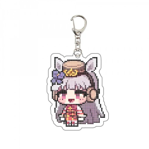Uma Musume Pretty Derby Mica Keychain Pixel Art Tokai Teio Special Week Gold Ship Anime Bag Móc Khóa In Theo Yêu Cầu, Chất Liệu Mica Trong Suốt In 2 Mặt , Dày 4mm