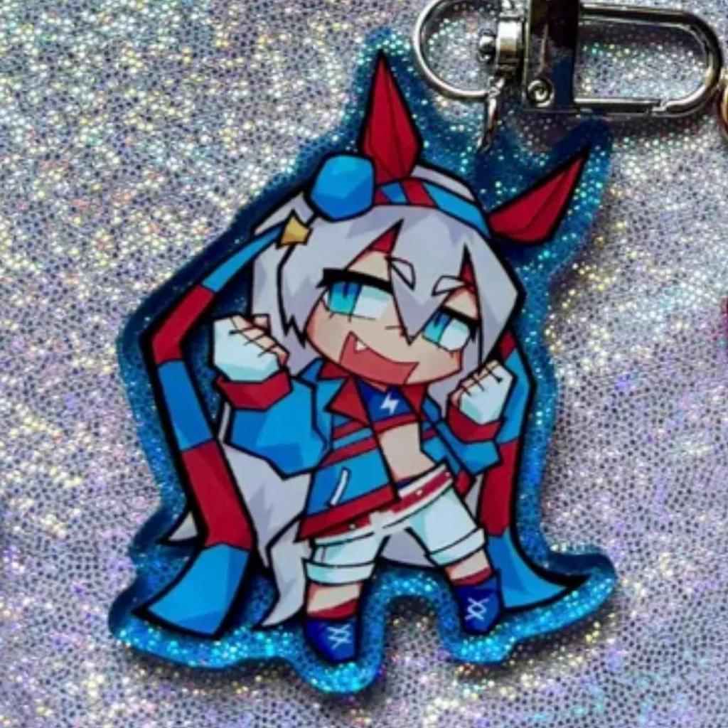 Umamusume 2.5" Acrylic Charm Keychain Collectible Anime Pendants For Bags And Laptops Móc Khóa In Theo Yêu Cầu, Chất Liệu Mica Trong Suốt In 2 Mặt , Dày 4mm 2 Umamusume 2.5" Acrylic Charm Keychain Collectible Anime Pendants For Bags And Laptops Móc Khóa In Theo Yêu Cầu, Chất Liệu Mica Trong Suốt In 2 Mặt , Dày 4mm - Ảnh 2