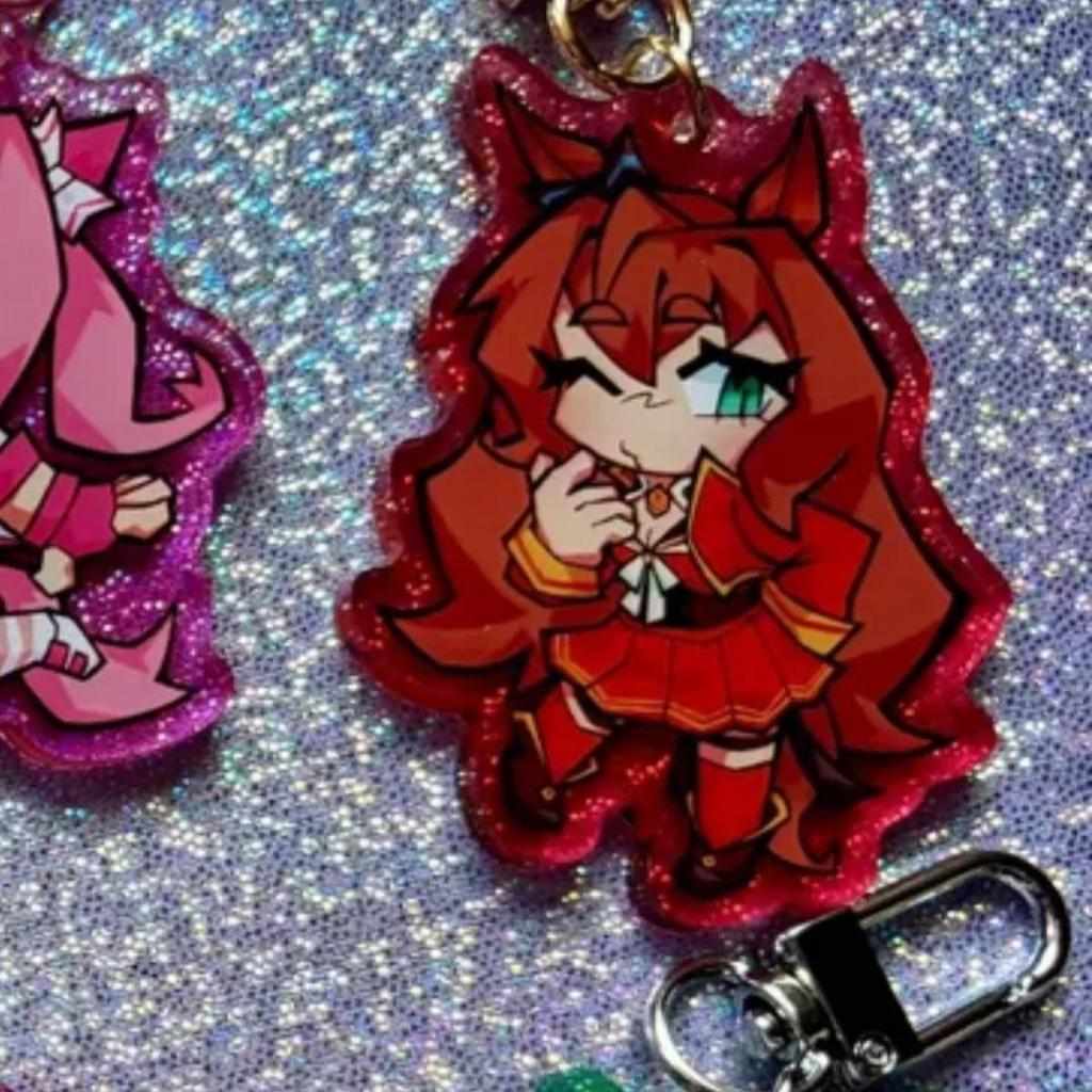 Umamusume 2.5" Acrylic Charm Keychain Collectible Anime Pendants For Bags And Laptops Móc Khóa In Theo Yêu Cầu, Chất Liệu Mica Trong Suốt In 2 Mặt , Dày 4mm 4 Umamusume 2.5" Acrylic Charm Keychain Collectible Anime Pendants For Bags And Laptops Móc Khóa In Theo Yêu Cầu, Chất Liệu Mica Trong Suốt In 2 Mặt , Dày 4mm - Ảnh 4