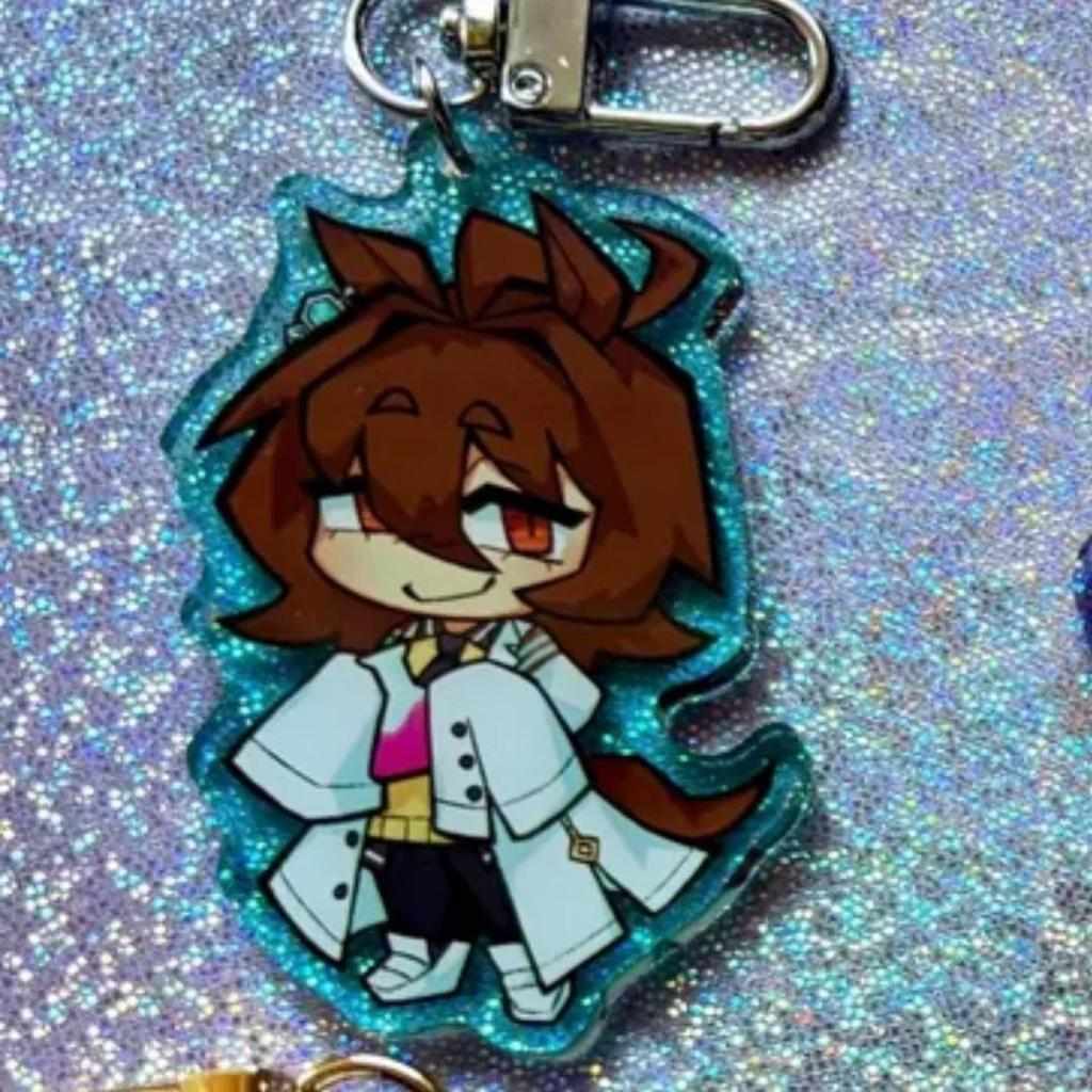 Umamusume 2.5" Acrylic Charm Keychain Collectible Anime Pendants For Bags And Laptops Móc Khóa In Theo Yêu Cầu, Chất Liệu Mica Trong Suốt In 2 Mặt , Dày 4mm 5 Umamusume 2.5" Acrylic Charm Keychain Collectible Anime Pendants For Bags And Laptops Móc Khóa In Theo Yêu Cầu, Chất Liệu Mica Trong Suốt In 2 Mặt , Dày 4mm - Ảnh 5