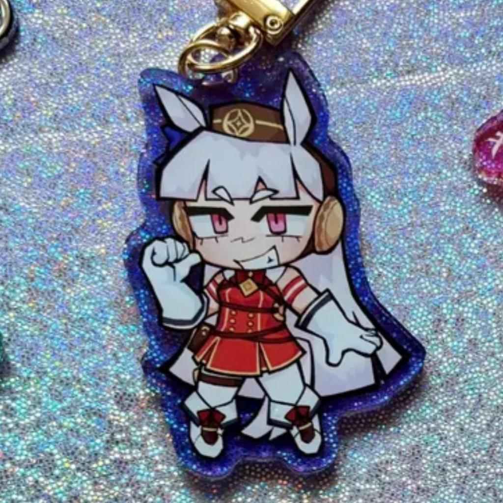 Umamusume 2.5" Acrylic Charm Keychain Collectible Anime Pendants For Bags And Laptops Móc Khóa In Theo Yêu Cầu, Chất Liệu Mica Trong Suốt In 2 Mặt , Dày 4mm 6 Umamusume 2.5" Acrylic Charm Keychain Collectible Anime Pendants For Bags And Laptops Móc Khóa In Theo Yêu Cầu, Chất Liệu Mica Trong Suốt In 2 Mặt , Dày 4mm - Ảnh 6