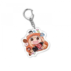 Umaru Chan Fun Keychain Anime Relatex Products Key Chain Cute Jewelry Bag Charm Hanging Face Móc Khóa In Theo Yêu Cầu, Chất Liệu Mica Trong Suốt In 2 Mặt , Dày 4mm