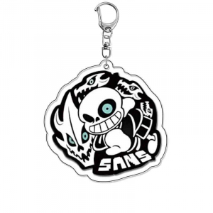 Undertale Acrylic Keychainanime Surrounding School Bag Netlos Bloom Kawaii Bag Jewelry Frisk Móc Khóa In Theo Yêu Cầu, Chất Liệu Mica Trong Suốt In 2 Mặt , Dày 4mm