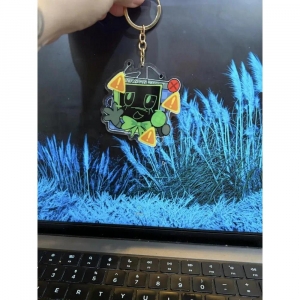 Vee Acrylic Keychain Cute Cartoon Game Character Pendant Móc Khóa In Theo Yêu Cầu, Chất Liệu Mica Trong Suốt In 2 Mặt , Dày 4mm
