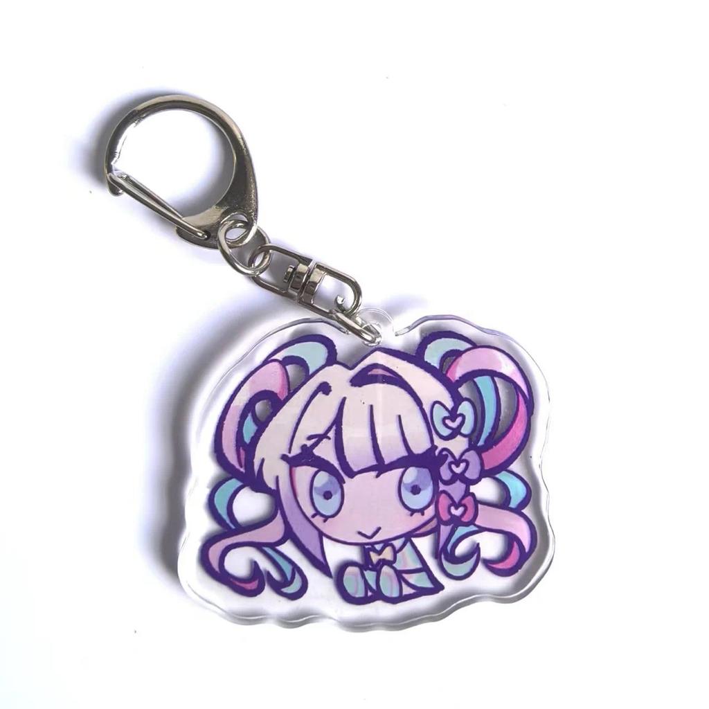 Video Game Ame Chan Keychains For Women Accessories Needy Streamer Emoji Cat Overload Girl Móc Khóa In Theo Yêu Cầu, Chất Liệu Mica Trong Suốt In 2 Mặt , Dày 4mm 2 Video Game Ame Chan Keychains For Women Accessories Needy Streamer Emoji Cat Overload Girl Móc Khóa In Theo Yêu Cầu, Chất Liệu Mica Trong Suốt In 2 Mặt , Dày 4mm - Ảnh 2