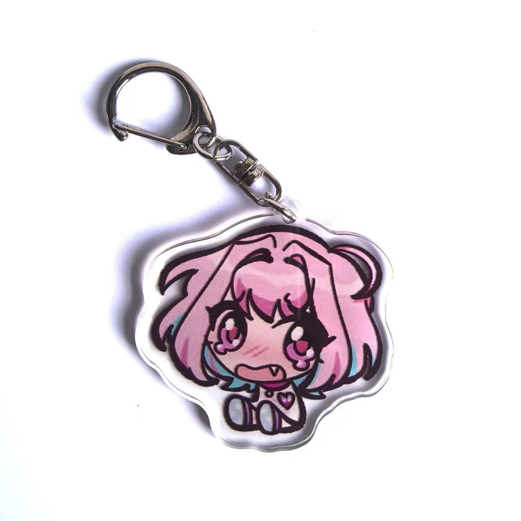 Video Game Ame Chan Keychains For Women Accessories Needy Streamer Emoji Cat Overload Girl Móc Khóa In Theo Yêu Cầu, Chất Liệu Mica Trong Suốt In 2 Mặt , Dày 4mm 6 Video Game Ame Chan Keychains For Women Accessories Needy Streamer Emoji Cat Overload Girl Móc Khóa In Theo Yêu Cầu, Chất Liệu Mica Trong Suốt In 2 Mặt , Dày 4mm - Ảnh 6
