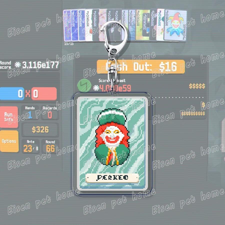 Video Game Balatro Keychains For Accessories Bag Poker Game Keyrings Friends Rebirth Gaming S Móc Khóa In Theo Yêu Cầu, Chất Liệu Mica Trong Suốt In 2 Mặt , Dày 4mm 2 Video Game Balatro Keychains For Accessories Bag Poker Game Keyrings Friends Rebirth Gaming S Móc Khóa In Theo Yêu Cầu, Chất Liệu Mica Trong Suốt In 2 Mặt , Dày 4mm - Ảnh 2