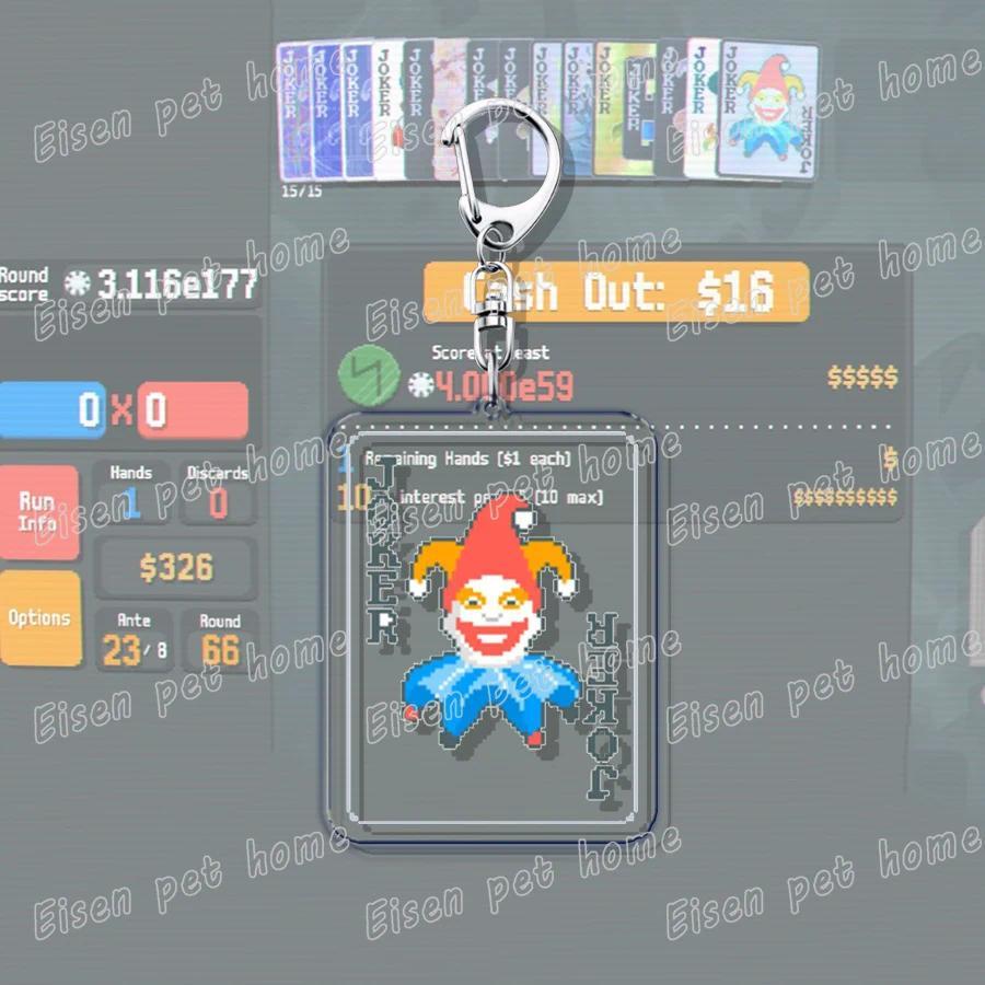 Video Game Balatro Keychains For Accessories Bag Poker Game Keyrings Friends Rebirth Gaming S Móc Khóa In Theo Yêu Cầu, Chất Liệu Mica Trong Suốt In 2 Mặt , Dày 4mm 11 Video Game Balatro Keychains For Accessories Bag Poker Game Keyrings Friends Rebirth Gaming S Móc Khóa In Theo Yêu Cầu, Chất Liệu Mica Trong Suốt In 2 Mặt , Dày 4mm - Ảnh 11