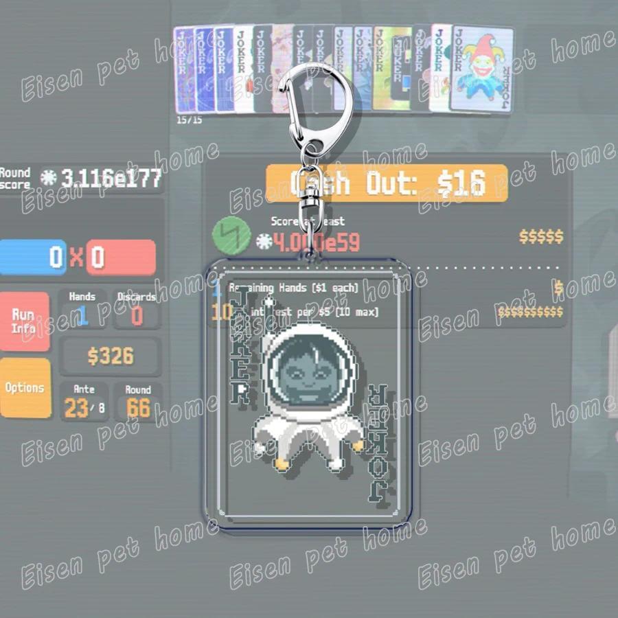 Video Game Balatro Keychains For Accessories Bag Poker Game Keyrings Friends Rebirth Gaming S Móc Khóa In Theo Yêu Cầu, Chất Liệu Mica Trong Suốt In 2 Mặt , Dày 4mm 12 Video Game Balatro Keychains For Accessories Bag Poker Game Keyrings Friends Rebirth Gaming S Móc Khóa In Theo Yêu Cầu, Chất Liệu Mica Trong Suốt In 2 Mặt , Dày 4mm - Ảnh 12