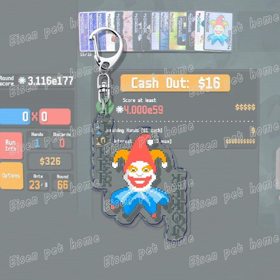 Video Game Balatro Keychains For Accessories Bag Poker Game Keyrings Friends Rebirth Gaming S Móc Khóa In Theo Yêu Cầu, Chất Liệu Mica Trong Suốt In 2 Mặt , Dày 4mm 14 Video Game Balatro Keychains For Accessories Bag Poker Game Keyrings Friends Rebirth Gaming S Móc Khóa In Theo Yêu Cầu, Chất Liệu Mica Trong Suốt In 2 Mặt , Dày 4mm - Ảnh 14