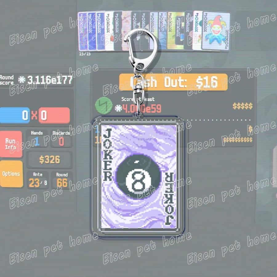 Video Game Balatro Keychains For Accessories Bag Poker Game Keyrings Friends Rebirth Gaming S Móc Khóa In Theo Yêu Cầu, Chất Liệu Mica Trong Suốt In 2 Mặt , Dày 4mm 15 Video Game Balatro Keychains For Accessories Bag Poker Game Keyrings Friends Rebirth Gaming S Móc Khóa In Theo Yêu Cầu, Chất Liệu Mica Trong Suốt In 2 Mặt , Dày 4mm - Ảnh 15