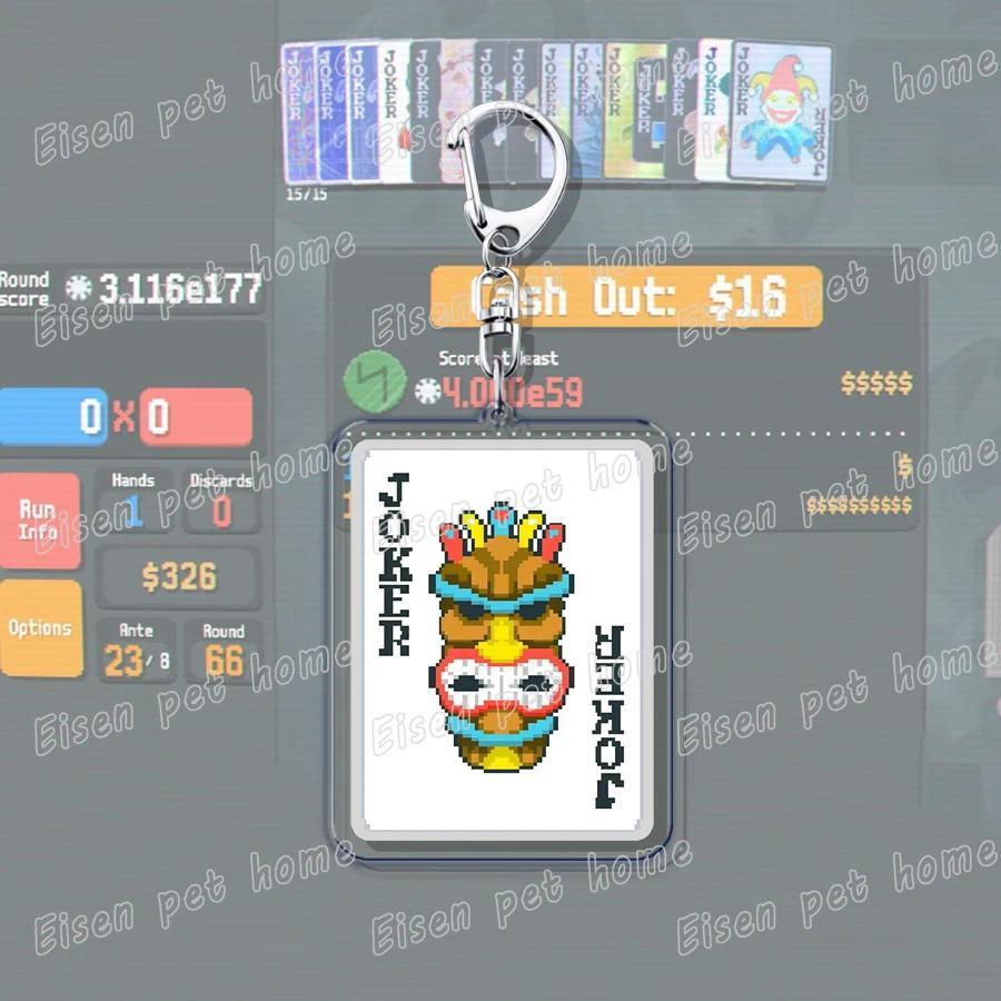 Video Game Balatro Keychains For Accessories Bag Poker Game Keyrings Friends Rebirth Gaming S Móc Khóa In Theo Yêu Cầu, Chất Liệu Mica Trong Suốt In 2 Mặt , Dày 4mm 16 Video Game Balatro Keychains For Accessories Bag Poker Game Keyrings Friends Rebirth Gaming S Móc Khóa In Theo Yêu Cầu, Chất Liệu Mica Trong Suốt In 2 Mặt , Dày 4mm - Ảnh 16