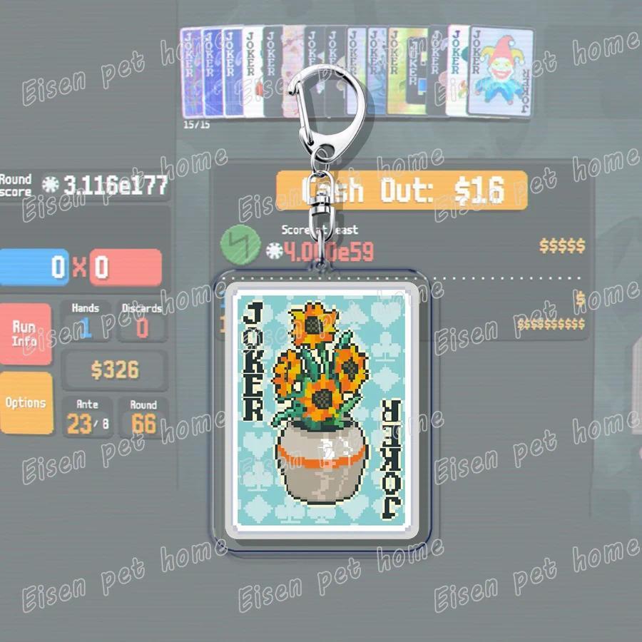 Video Game Balatro Keychains For Accessories Bag Poker Game Keyrings Friends Rebirth Gaming S Móc Khóa In Theo Yêu Cầu, Chất Liệu Mica Trong Suốt In 2 Mặt , Dày 4mm 17 Video Game Balatro Keychains For Accessories Bag Poker Game Keyrings Friends Rebirth Gaming S Móc Khóa In Theo Yêu Cầu, Chất Liệu Mica Trong Suốt In 2 Mặt , Dày 4mm - Ảnh 17