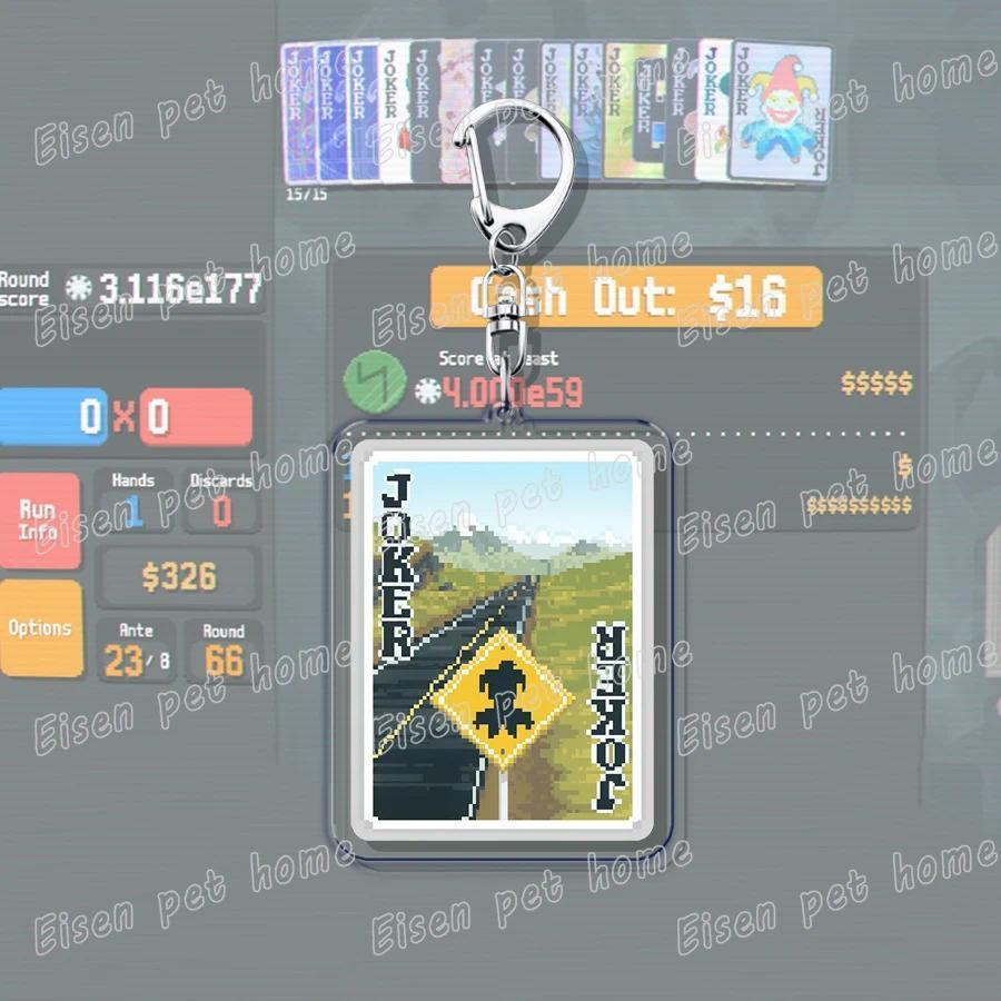 Video Game Balatro Keychains For Accessories Bag Poker Game Keyrings Friends Rebirth Gaming S Móc Khóa In Theo Yêu Cầu, Chất Liệu Mica Trong Suốt In 2 Mặt , Dày 4mm 18 Video Game Balatro Keychains For Accessories Bag Poker Game Keyrings Friends Rebirth Gaming S Móc Khóa In Theo Yêu Cầu, Chất Liệu Mica Trong Suốt In 2 Mặt , Dày 4mm - Ảnh 18