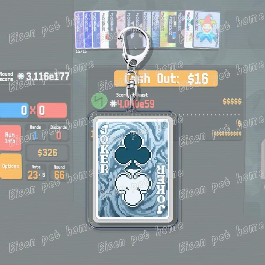 Video Game Balatro Keychains For Accessories Bag Poker Game Keyrings Friends Rebirth Gaming S Móc Khóa In Theo Yêu Cầu, Chất Liệu Mica Trong Suốt In 2 Mặt , Dày 4mm 22 Video Game Balatro Keychains For Accessories Bag Poker Game Keyrings Friends Rebirth Gaming S Móc Khóa In Theo Yêu Cầu, Chất Liệu Mica Trong Suốt In 2 Mặt , Dày 4mm - Ảnh 22