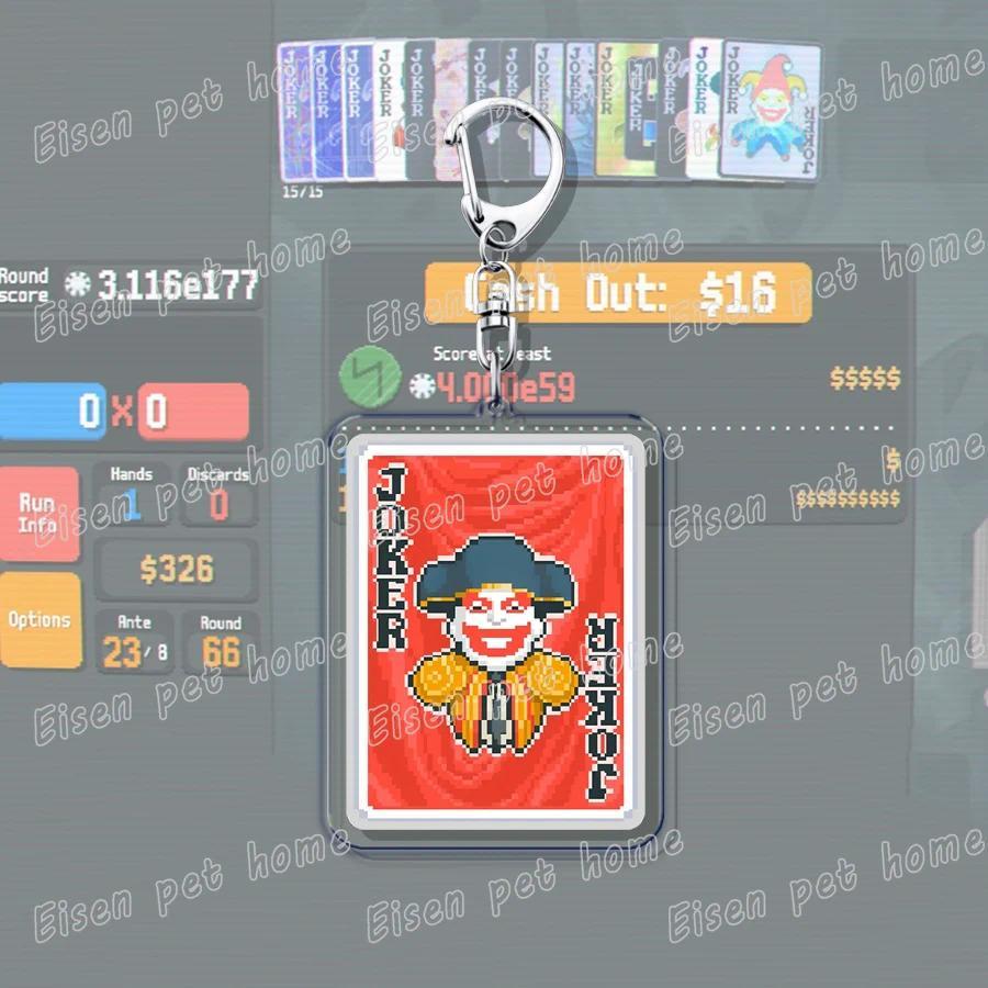 Video Game Balatro Keychains For Accessories Bag Poker Game Keyrings Friends Rebirth Gaming S Móc Khóa In Theo Yêu Cầu, Chất Liệu Mica Trong Suốt In 2 Mặt , Dày 4mm 23 Video Game Balatro Keychains For Accessories Bag Poker Game Keyrings Friends Rebirth Gaming S Móc Khóa In Theo Yêu Cầu, Chất Liệu Mica Trong Suốt In 2 Mặt , Dày 4mm - Ảnh 23