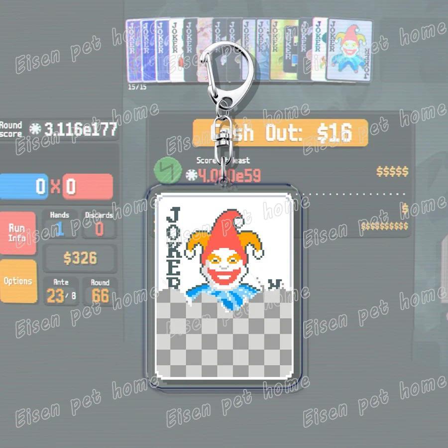 Video Game Balatro Keychains For Accessories Bag Poker Game Keyrings Friends Rebirth Gaming S Móc Khóa In Theo Yêu Cầu, Chất Liệu Mica Trong Suốt In 2 Mặt , Dày 4mm 27 Video Game Balatro Keychains For Accessories Bag Poker Game Keyrings Friends Rebirth Gaming S Móc Khóa In Theo Yêu Cầu, Chất Liệu Mica Trong Suốt In 2 Mặt , Dày 4mm - Ảnh 27