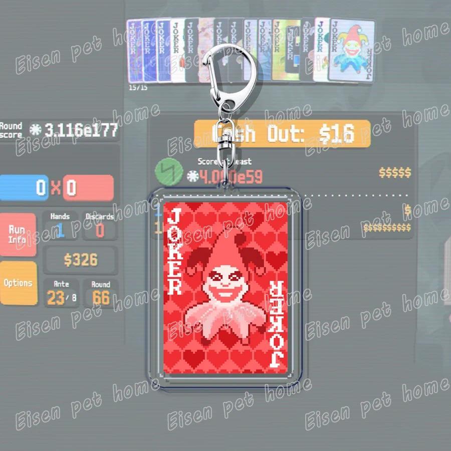 Video Game Balatro Keychains For Accessories Bag Poker Game Keyrings Friends Rebirth Gaming S Móc Khóa In Theo Yêu Cầu, Chất Liệu Mica Trong Suốt In 2 Mặt , Dày 4mm 28 Video Game Balatro Keychains For Accessories Bag Poker Game Keyrings Friends Rebirth Gaming S Móc Khóa In Theo Yêu Cầu, Chất Liệu Mica Trong Suốt In 2 Mặt , Dày 4mm - Ảnh 28