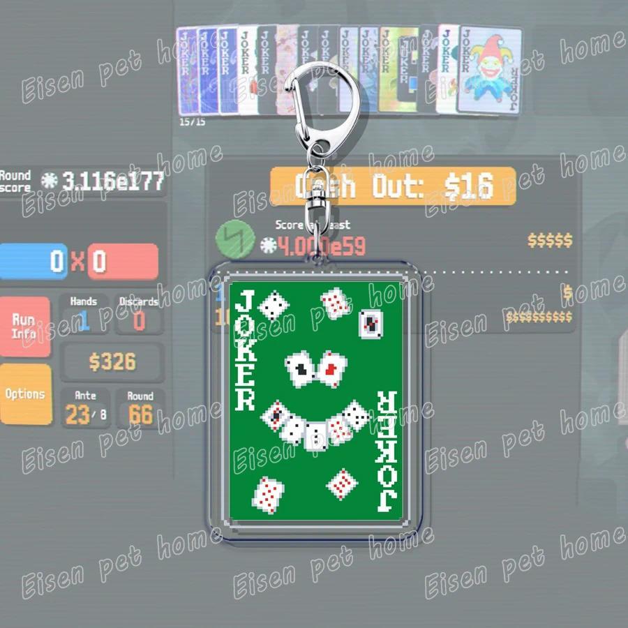 Video Game Balatro Keychains For Accessories Bag Poker Game Keyrings Friends Rebirth Gaming S Móc Khóa In Theo Yêu Cầu, Chất Liệu Mica Trong Suốt In 2 Mặt , Dày 4mm 30 Video Game Balatro Keychains For Accessories Bag Poker Game Keyrings Friends Rebirth Gaming S Móc Khóa In Theo Yêu Cầu, Chất Liệu Mica Trong Suốt In 2 Mặt , Dày 4mm - Ảnh 30