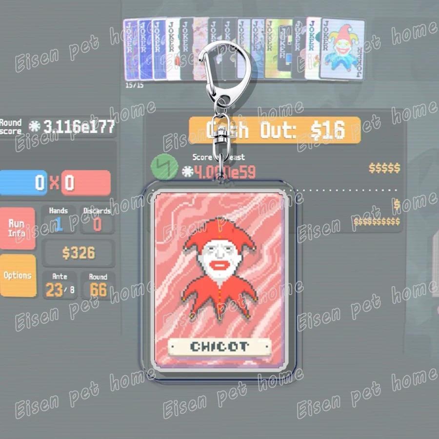 Video Game Balatro Keychains For Accessories Bag Poker Game Keyrings Friends Rebirth Gaming S Móc Khóa In Theo Yêu Cầu, Chất Liệu Mica Trong Suốt In 2 Mặt , Dày 4mm 4 Video Game Balatro Keychains For Accessories Bag Poker Game Keyrings Friends Rebirth Gaming S Móc Khóa In Theo Yêu Cầu, Chất Liệu Mica Trong Suốt In 2 Mặt , Dày 4mm - Ảnh 4