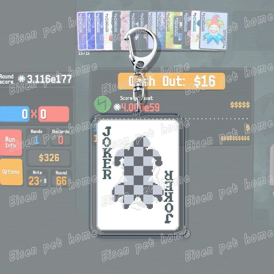 Video Game Balatro Keychains For Accessories Bag Poker Game Keyrings Friends Rebirth Gaming S Móc Khóa In Theo Yêu Cầu, Chất Liệu Mica Trong Suốt In 2 Mặt , Dày 4mm 31 Video Game Balatro Keychains For Accessories Bag Poker Game Keyrings Friends Rebirth Gaming S Móc Khóa In Theo Yêu Cầu, Chất Liệu Mica Trong Suốt In 2 Mặt , Dày 4mm - Ảnh 31