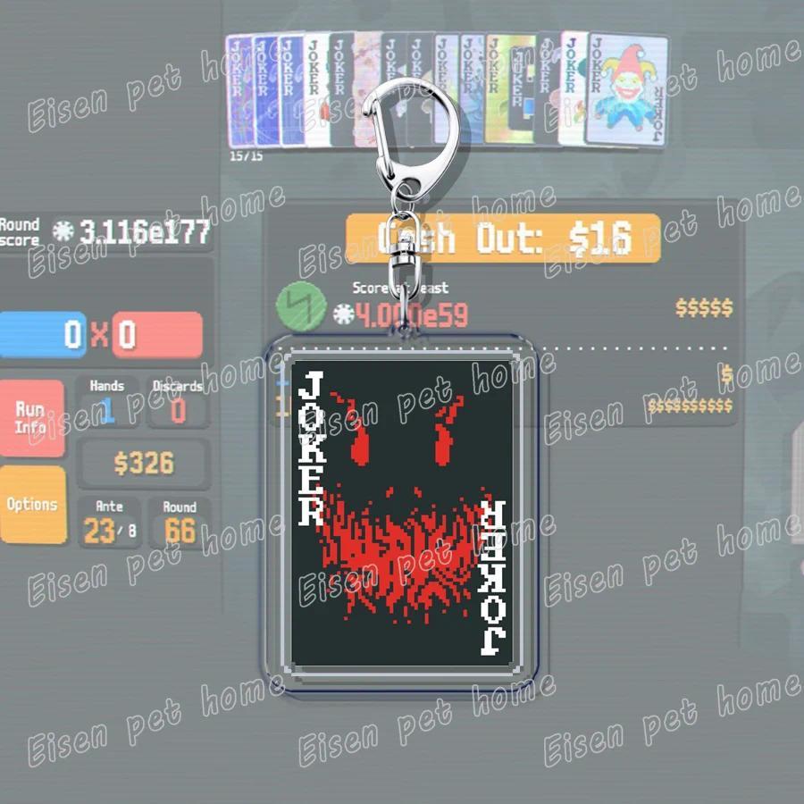 Video Game Balatro Keychains For Accessories Bag Poker Game Keyrings Friends Rebirth Gaming S Móc Khóa In Theo Yêu Cầu, Chất Liệu Mica Trong Suốt In 2 Mặt , Dày 4mm 7 Video Game Balatro Keychains For Accessories Bag Poker Game Keyrings Friends Rebirth Gaming S Móc Khóa In Theo Yêu Cầu, Chất Liệu Mica Trong Suốt In 2 Mặt , Dày 4mm - Ảnh 7