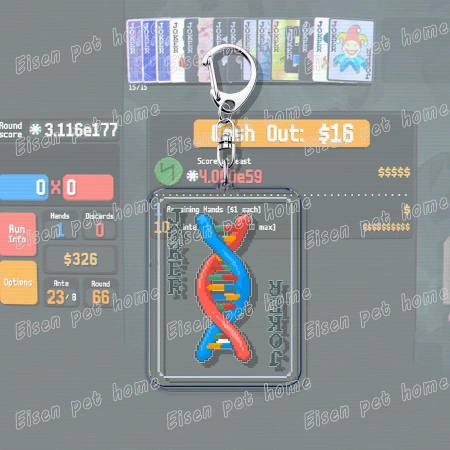 Video Game Balatro Keychains For Accessories Bag Poker Game Keyrings Friends Rebirth Gaming S Móc Khóa In Theo Yêu Cầu, Chất Liệu Mica Trong Suốt In 2 Mặt , Dày 4mm 8 Video Game Balatro Keychains For Accessories Bag Poker Game Keyrings Friends Rebirth Gaming S Móc Khóa In Theo Yêu Cầu, Chất Liệu Mica Trong Suốt In 2 Mặt , Dày 4mm - Ảnh 8