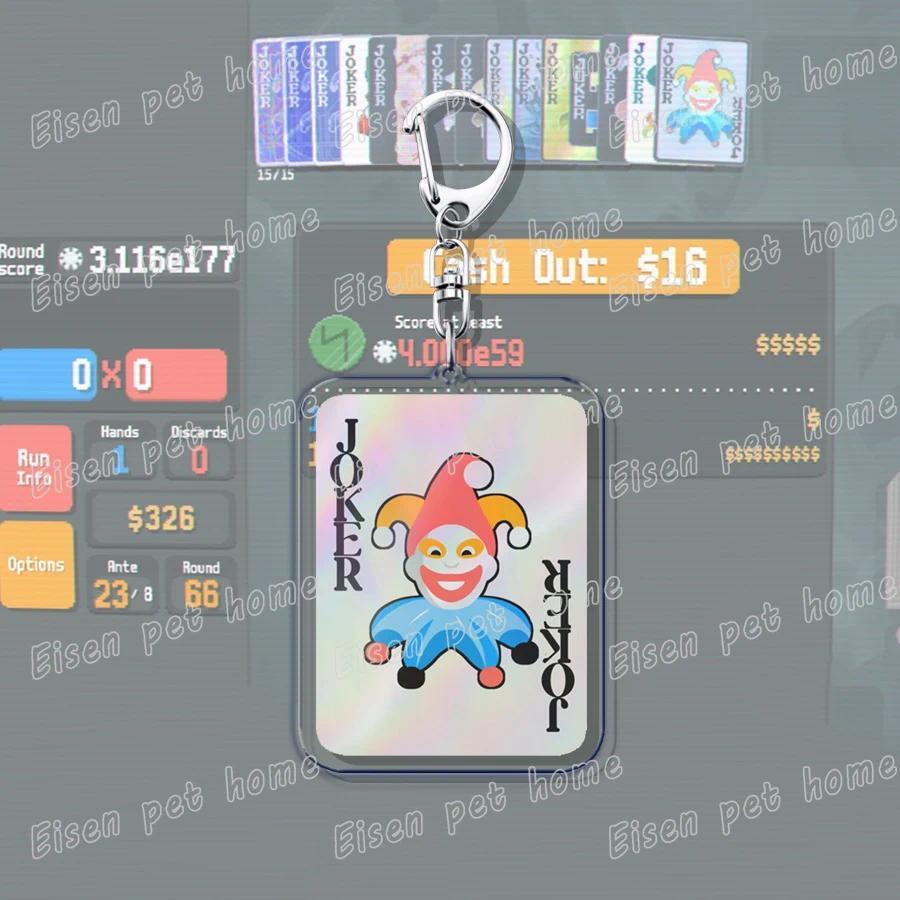 Video Game Balatro Keychains For Accessories Bag Poker Game Keyrings Friends Rebirth Gaming S Móc Khóa In Theo Yêu Cầu, Chất Liệu Mica Trong Suốt In 2 Mặt , Dày 4mm 10 Video Game Balatro Keychains For Accessories Bag Poker Game Keyrings Friends Rebirth Gaming S Móc Khóa In Theo Yêu Cầu, Chất Liệu Mica Trong Suốt In 2 Mặt , Dày 4mm - Ảnh 10