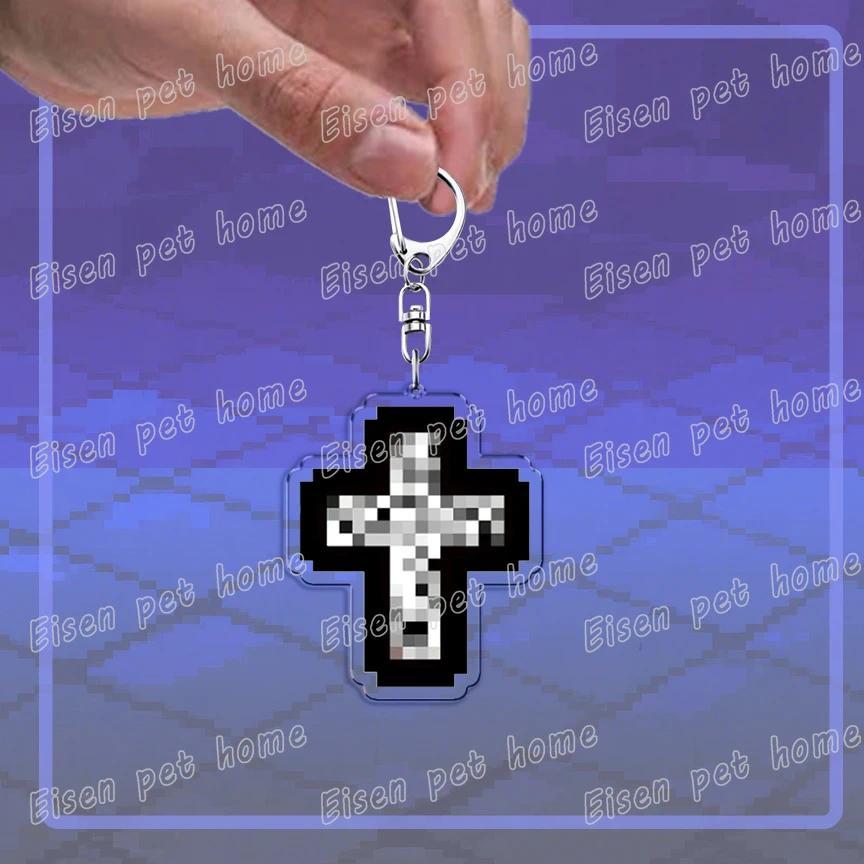 Video Game Figures Keychains For Accessories Bag Horror Pixel Keyrings Friends Rebirth Gaming Móc Khóa In Theo Yêu Cầu, Chất Liệu Mica Trong Suốt In 2 Mặt , Dày 4mm 13 Video Game Figures Keychains For Accessories Bag Horror Pixel Keyrings Friends Rebirth Gaming Móc Khóa In Theo Yêu Cầu, Chất Liệu Mica Trong Suốt In 2 Mặt , Dày 4mm - Ảnh 13