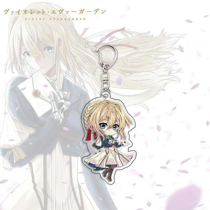 Violet Evergarden Anime Keychain Character Acrylic Key Chain Bags Charms Lock Face Hanging Móc Khóa In Theo Yêu Cầu, Chất Liệu Mica Trong Suốt In 2 Mặt , Dày 4mm 4 Violet Evergarden Anime Keychain Character Acrylic Key Chain Bags Charms Lock Face Hanging Móc Khóa In Theo Yêu Cầu, Chất Liệu Mica Trong Suốt In 2 Mặt , Dày 4mm - Ảnh 4