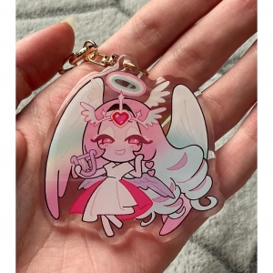 Virtue Cookie Keychain Customizable Encounter Keychain For Ts Móc Khóa In Theo Yêu Cầu, Chất Liệu Mica Trong Suốt In 2 Mặt , Dày 4mm