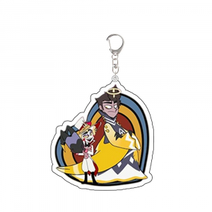Vox Alast Ad Sir Pentious Animes Cute Mica Keychain Sending Friends Festival Gift Móc Khóa In Theo Yêu Cầu, Chất Liệu Mica Trong Suốt In 2 Mặt , Dày 4mm
