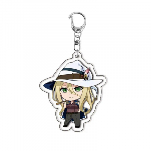 Wandering Witch The Journey Of Elaina Cute Anime Acrylic Keychain Lovely Baby Bag Charm Móc Khóa In Theo Yêu Cầu, Chất Liệu Mica Trong Suốt In 2 Mặt , Dày 4mm