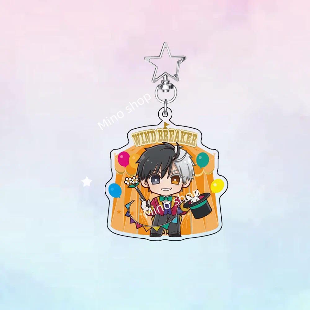 Wind Breaker Kawaii Decor Haruka Sakura Hayato Suo 6cm Mica Holder Cute Anime Keychain Model Móc Khóa In Theo Yêu Cầu, Chất Liệu Mica Trong Suốt In 2 Mặt , Dày 4mm 4 Wind Breaker Kawaii Decor Haruka Sakura Hayato Suo 6cm Mica Holder Cute Anime Keychain Model Móc Khóa In Theo Yêu Cầu, Chất Liệu Mica Trong Suốt In 2 Mặt , Dày 4mm - Ảnh 4
