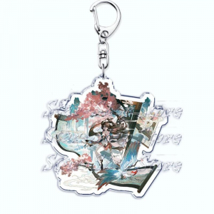 Wuthering Waves Characters Keychains For Accessories Bag Game Ring Keyrings Jewelry Gacha Móc Khóa In Theo Yêu Cầu, Chất Liệu Mica Trong Suốt In 2 Mặt , Dày 4mm