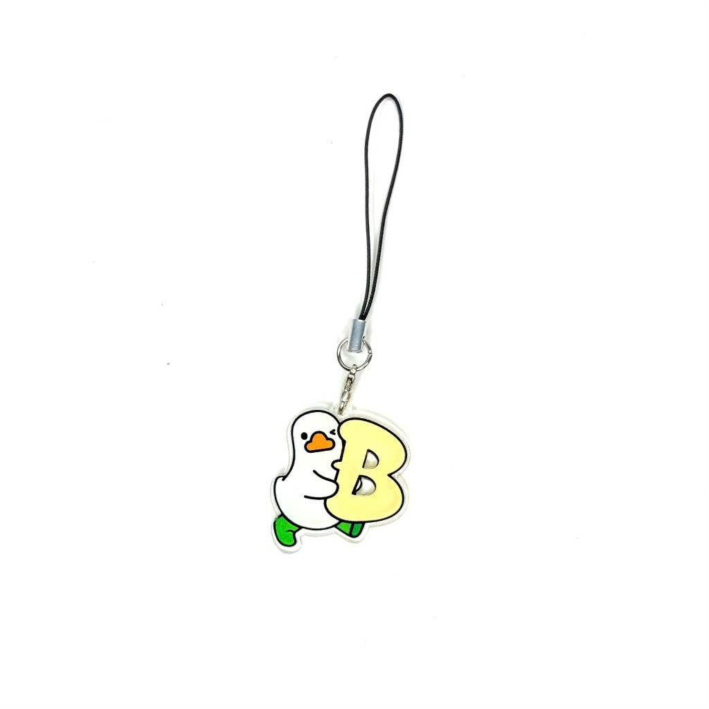 Yellow Duck Letter Phone Strap Móc Khóa In Theo Yêu Cầu, Chất Liệu Mica Trong Suốt In 2 Mặt , Dày 4mm 3 Yellow Duck Letter Phone Strap Móc Khóa In Theo Yêu Cầu, Chất Liệu Mica Trong Suốt In 2 Mặt , Dày 4mm - Ảnh 3