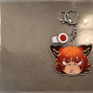 Ykmet Peripheral Game Lace Fox Boy Lawrence Acrylic Collection Keychain Custom Cartoons Móc Khóa In Theo Yêu Cầu, Chất Liệu Mica Trong Suốt In 2 Mặt , Dày 4mm