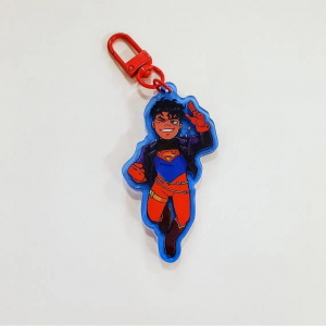 Young Heroes Double-sided Charm 3in Keychain Móc Khóa In Theo Yêu Cầu, Chất Liệu Mica Trong Suốt In 2 Mặt , Dày 4mm