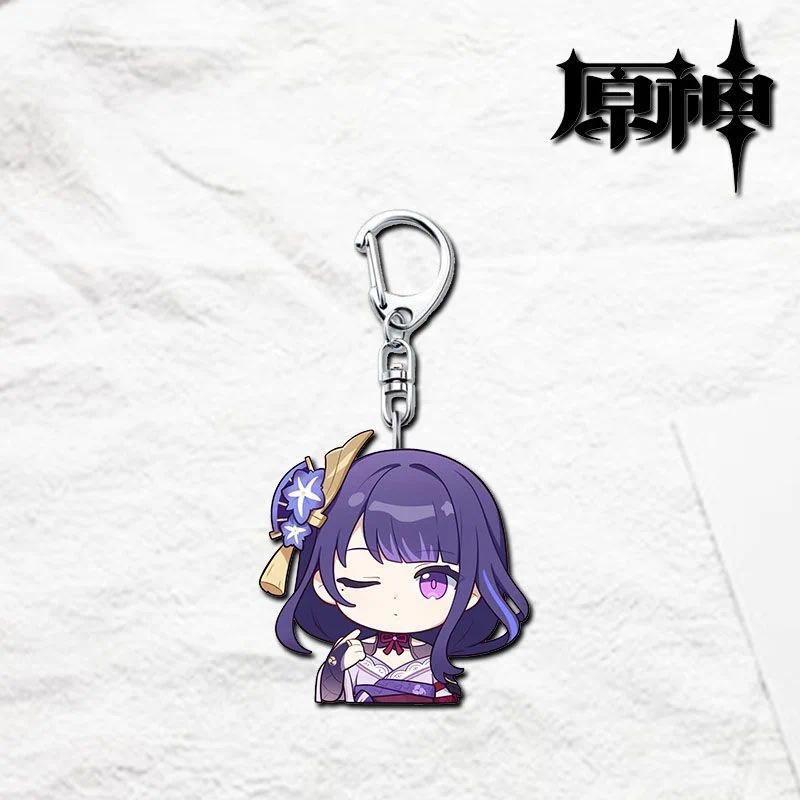 Yuan Shen Raiden Shogun Miss Cat Mica Keychain Anime Game Character Backpack Charm Micafor Móc Khóa In Theo Yêu Cầu, Chất Liệu Mica Trong Suốt In 2 Mặt , Dày 4mm 2 Yuan Shen Raiden Shogun Miss Cat Mica Keychain Anime Game Character Backpack Charm Micafor Móc Khóa In Theo Yêu Cầu, Chất Liệu Mica Trong Suốt In 2 Mặt , Dày 4mm - Ảnh 2