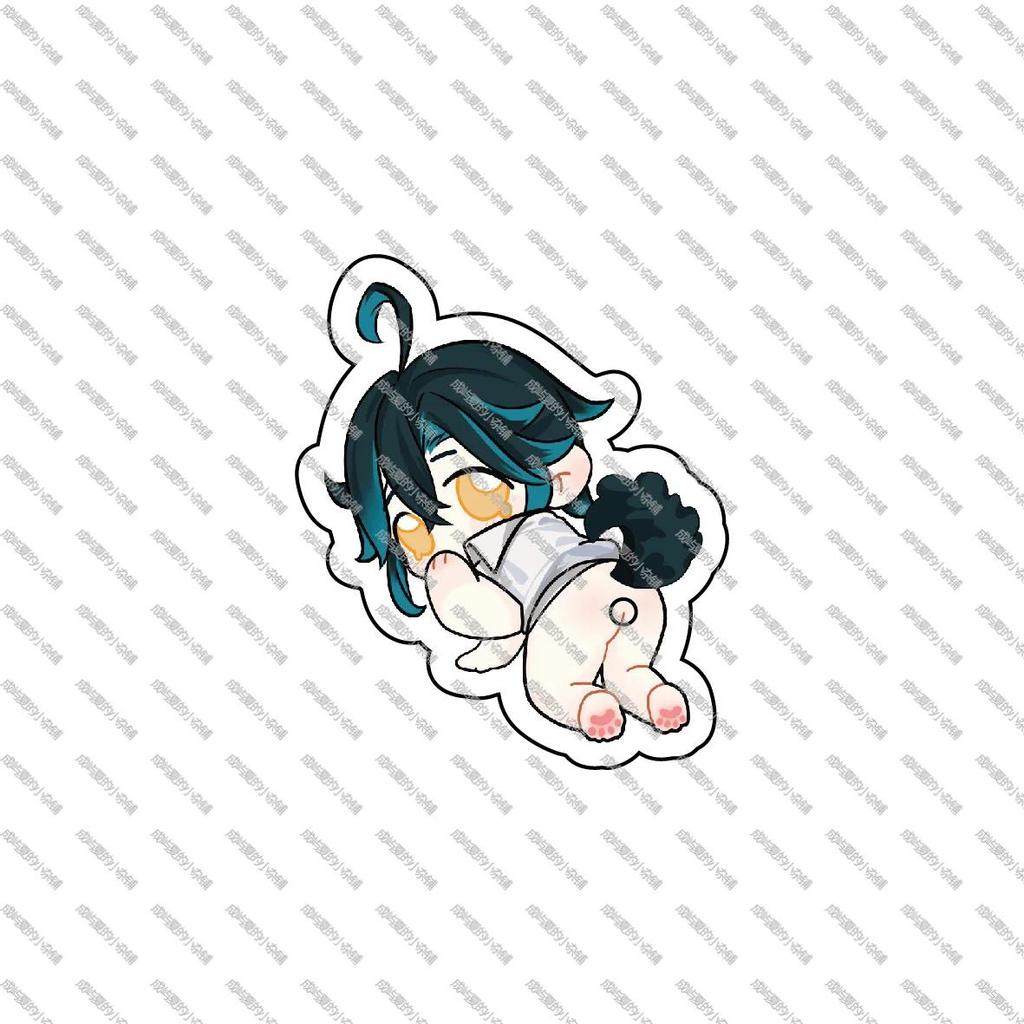 Yuanshen Anime Keychain Wanderer Tartaglia Acrylic Keychain Woman Q Version Bag Pendent Decor Móc Khóa In Theo Yêu Cầu, Chất Liệu Mica Trong Suốt In 2 Mặt , Dày 4mm 7 Yuanshen Anime Keychain Wanderer Tartaglia Acrylic Keychain Woman Q Version Bag Pendent Decor Móc Khóa In Theo Yêu Cầu, Chất Liệu Mica Trong Suốt In 2 Mặt , Dày 4mm - Ảnh 7