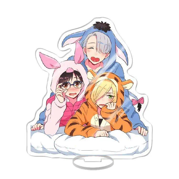 Yuri!!! On Ice Anime Standee Mica Model Plate Decoration Friends Girls Cartoon Peripheral Móc Khóa In Theo Yêu Cầu, Chất Liệu Mica Trong Suốt In 2 Mặt , Dày 4mm 4 Yuri!!! On Ice Anime Standee Mica Model Plate Decoration Friends Girls Cartoon Peripheral Móc Khóa In Theo Yêu Cầu, Chất Liệu Mica Trong Suốt In 2 Mặt , Dày 4mm - Ảnh 4