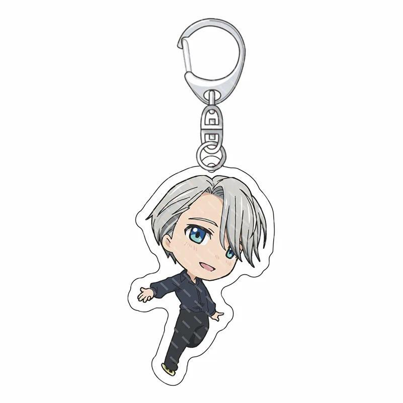 Yuri!!! On Ice Victor Nikiforov Anime Acrylic Mica Keychain Transparent Mica Keychain Móc Khóa In Theo Yêu Cầu, Chất Liệu Mica Trong Suốt In 2 Mặt , Dày 4mm 2 Yuri!!! On Ice Victor Nikiforov Anime Acrylic Mica Keychain Transparent Mica Keychain Móc Khóa In Theo Yêu Cầu, Chất Liệu Mica Trong Suốt In 2 Mặt , Dày 4mm - Ảnh 2