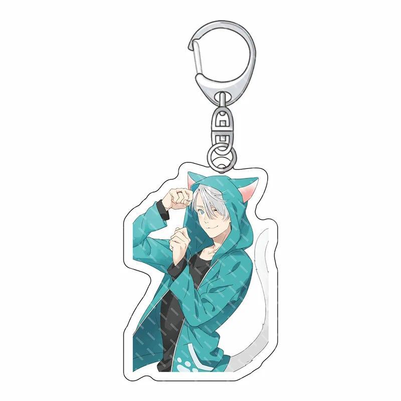 Yuri!!! On Ice Victor Nikiforov Anime Acrylic Mica Keychain Transparent Mica Keychain Móc Khóa In Theo Yêu Cầu, Chất Liệu Mica Trong Suốt In 2 Mặt , Dày 4mm 4 Yuri!!! On Ice Victor Nikiforov Anime Acrylic Mica Keychain Transparent Mica Keychain Móc Khóa In Theo Yêu Cầu, Chất Liệu Mica Trong Suốt In 2 Mặt , Dày 4mm - Ảnh 4