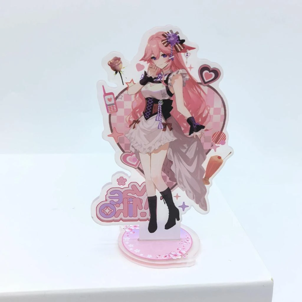 1 Pc Anime Game Genshin Impact Yae Miko Furina Sweet Desktop Standee Model Mô Hình Đứng Standee Anime, In 2 Mặt, Cao 6cm, Trang Trí Decor Bàn Học 5 1 Pc Anime Game Genshin Impact Yae Miko Furina Sweet Desktop Standee Model Mô Hình Đứng Standee Anime, In 2 Mặt, Cao 6cm, Trang Trí Decor Bàn Học - Ảnh 5