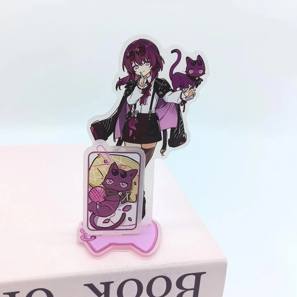 1pc Anime Game Honkai: Star Rail Aventurine Acheron Black Swan Anime Figures Room Desktop Mô Hình Đứng Standee Anime, In 2 Mặt, Cao 6cm, Trang Trí Decor Bàn Học 2 1pc Anime Game Honkai: Star Rail Aventurine Acheron Black Swan Anime Figures Room Desktop Mô Hình Đứng Standee Anime, In 2 Mặt, Cao 6cm, Trang Trí Decor Bàn Học - Ảnh 2