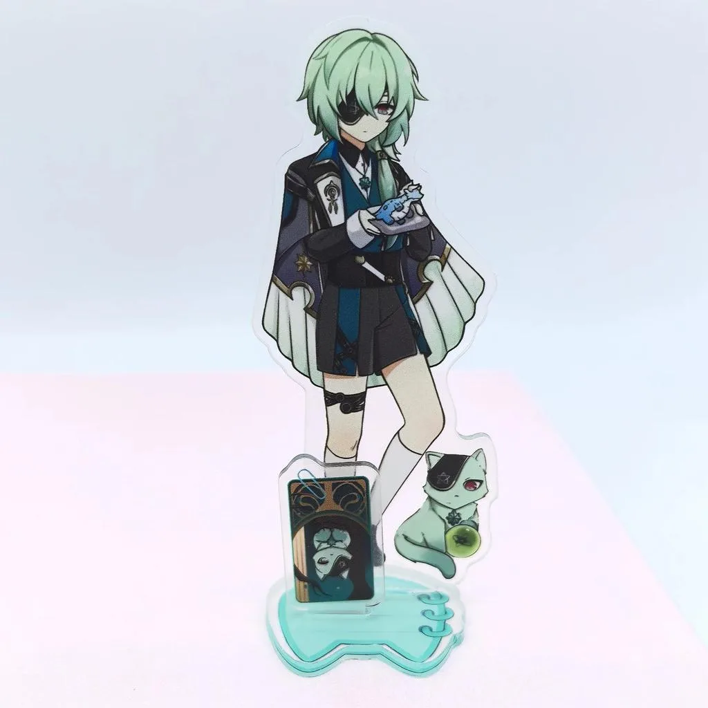 1pc Anime Game Honkai: Star Rail Aventurine Acheron Black Swan Anime Figures Room Desktop Mô Hình Đứng Standee Anime, In 2 Mặt, Cao 6cm, Trang Trí Decor Bàn Học 4 1pc Anime Game Honkai: Star Rail Aventurine Acheron Black Swan Anime Figures Room Desktop Mô Hình Đứng Standee Anime, In 2 Mặt, Cao 6cm, Trang Trí Decor Bàn Học - Ảnh 4